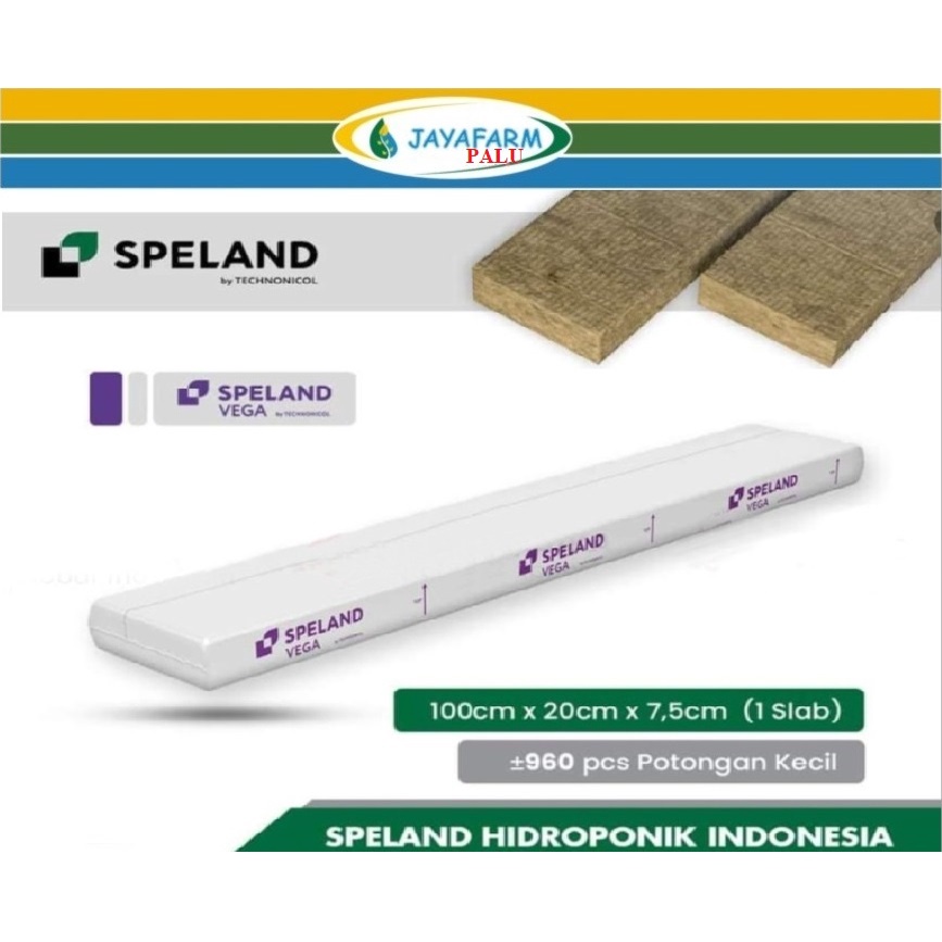 Media Tanam Hidroponik Rockwool Speland 1 Slab