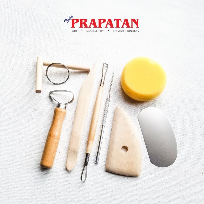 

Terlaris V-Tec Alat Clay Tools Set 8Pcs E005-8B