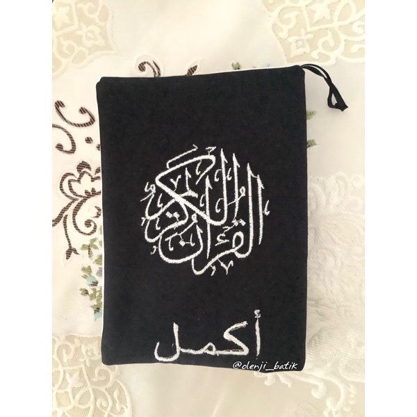 

COVER QURAN OLENJI A5 / SAMPUL QURAN BACAAN A5 / BORDIR QURAN