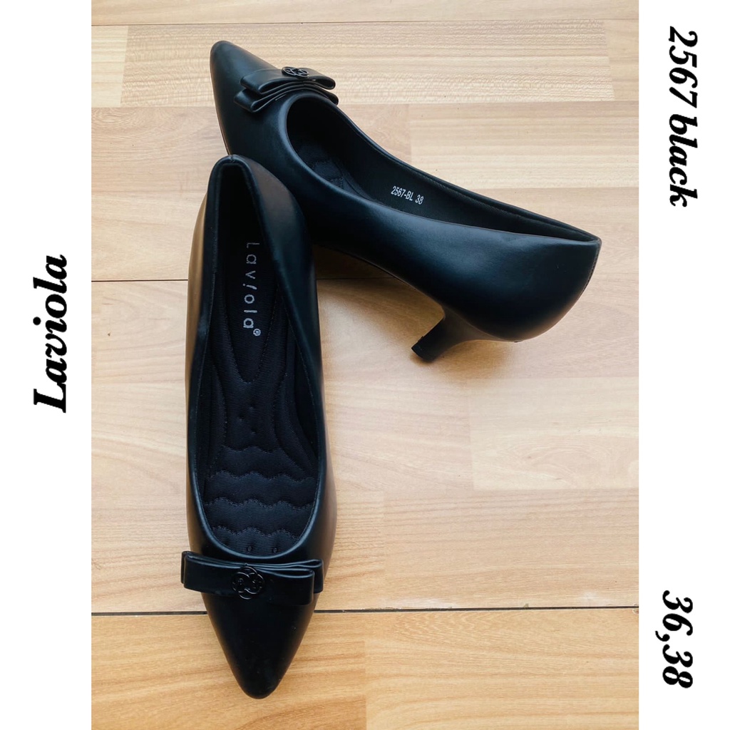 Sepatu heels wanita Laviola Hitam 2657