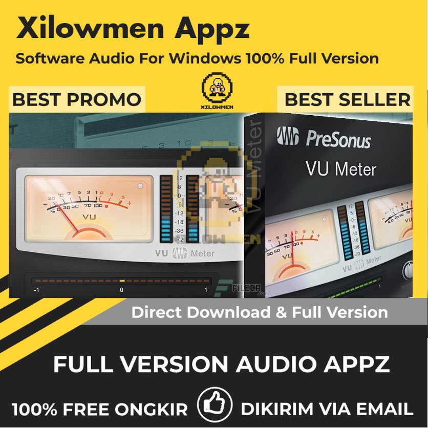 [Full Version] PreSonus VU Meter Pro Lifetime Audio Software WIN OS