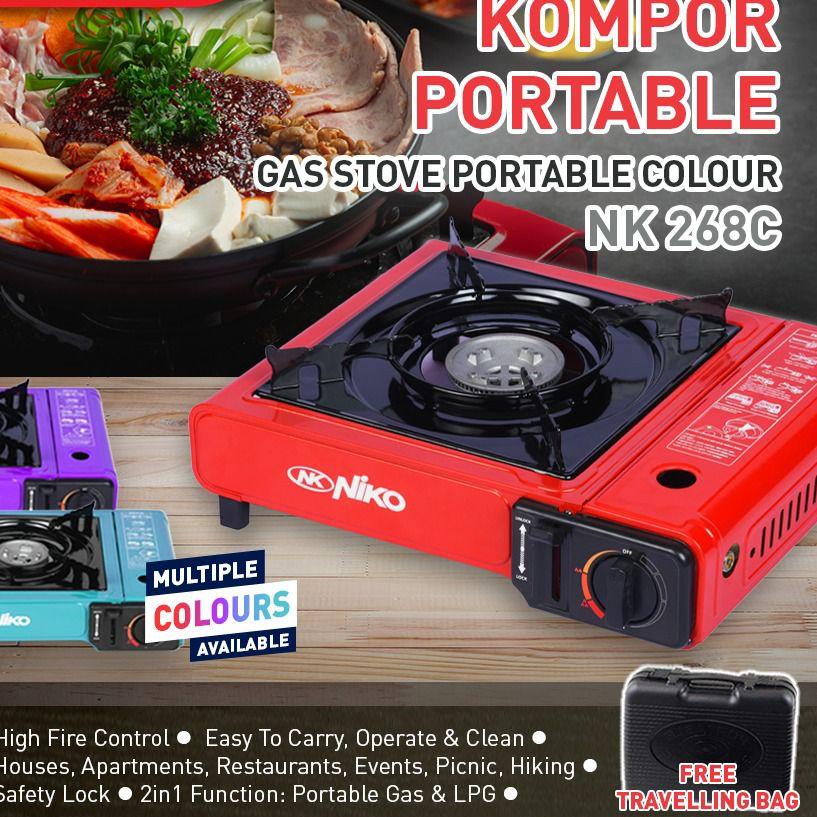 ♧ Kompor Camping Portable Niko 2 IN 1 NK 268 / NK268 / NK 268 C ❀