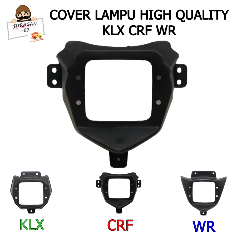 COVER LAMPU CRF KLX WR BATOK CASING HEADLAMP DEPAN TRAIL WR155