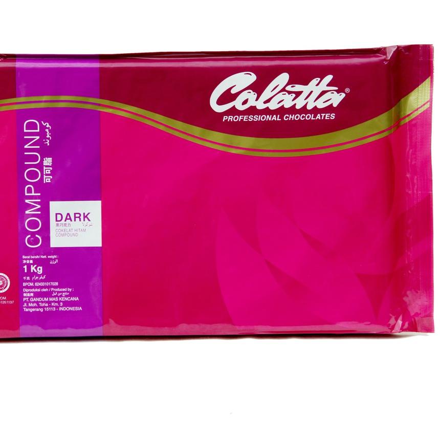 

● Cokelat Batang - Colatta Dark Chocolate Compound Kemasan 1kg !!! ♧