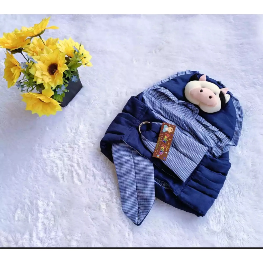 Gendongan bayi samping ring sling boneka