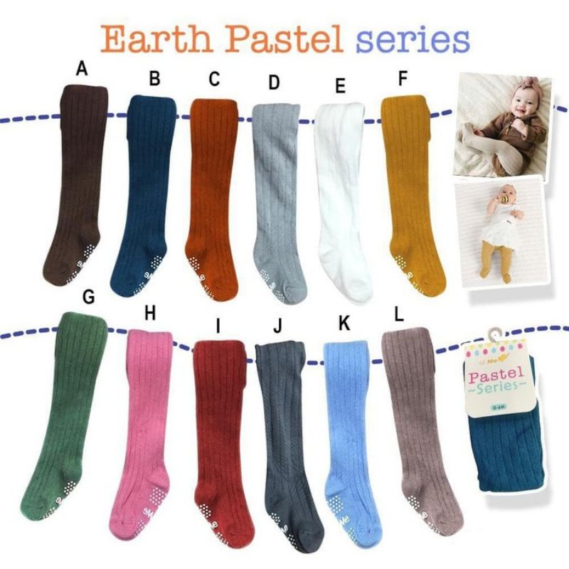 LIL ME LEGGING PASTEL EARTH / Legging Tutup Kaki Anak