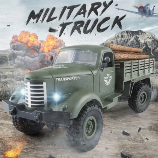 

Promo RC Military Truck JJRC Q-61 Q61 Truck Crawler Off Road 4WD - Dark Grey Murah