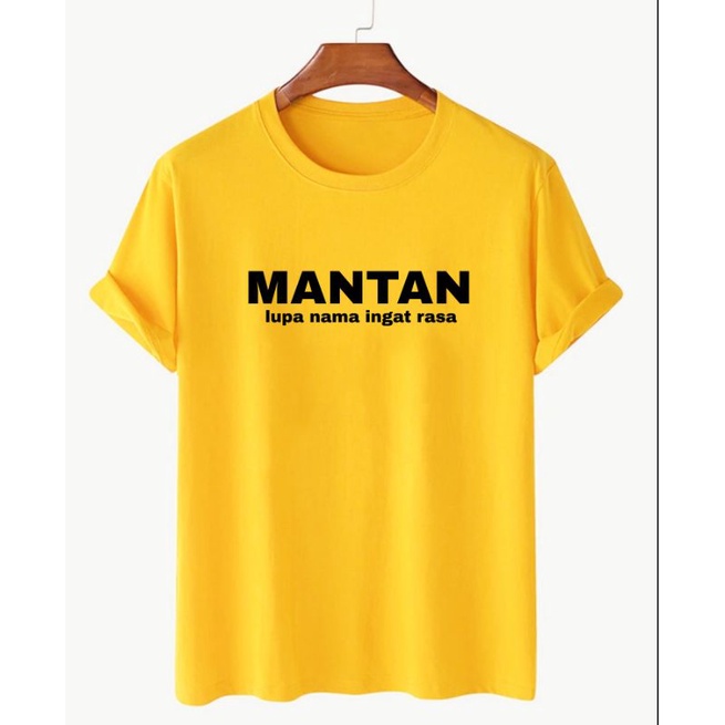 Baju Pria Mantan Kaos Oblong Lengan Pendek Unisex Pakaian Pria Tshirt Atasan Wanita Oversize Cod