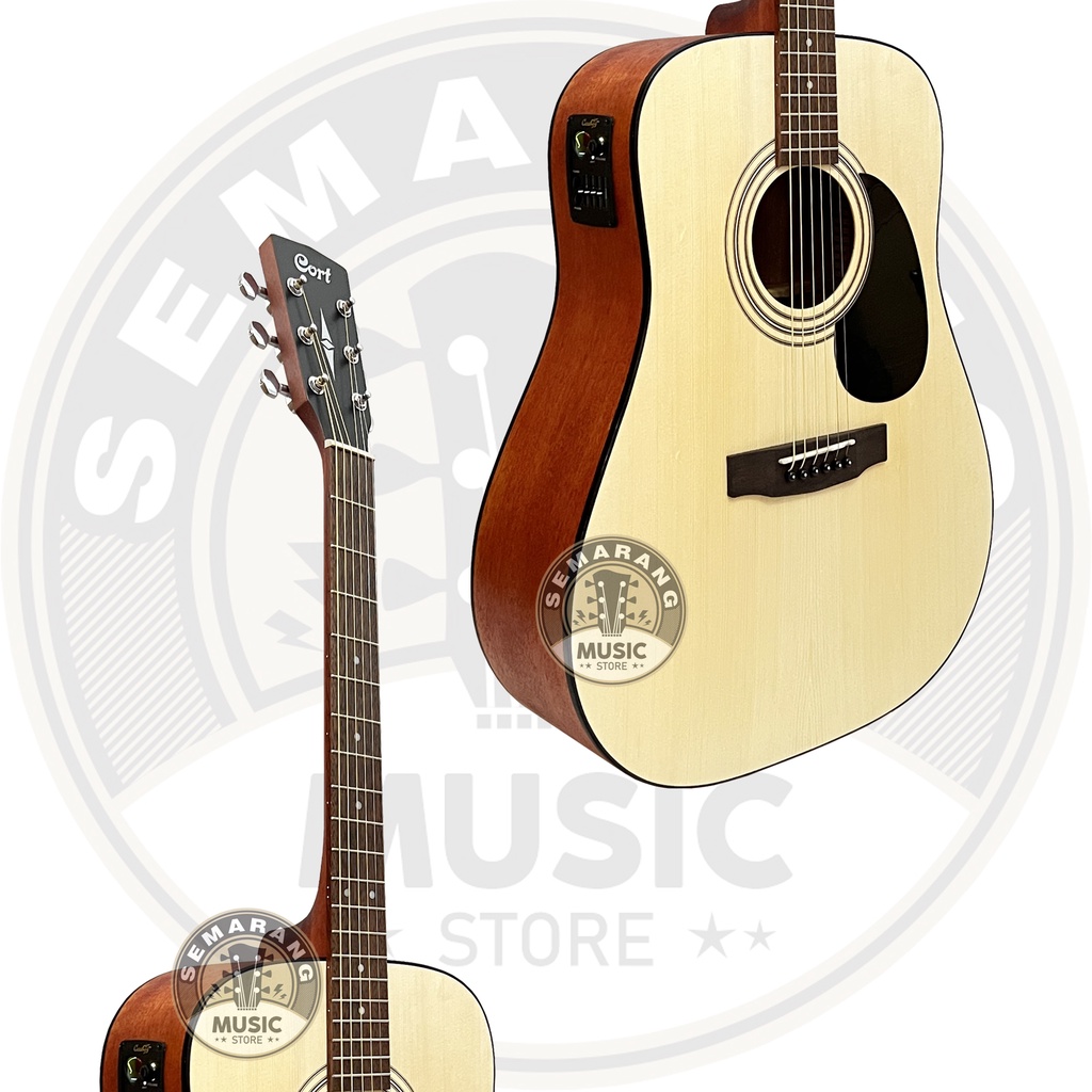 ORIGINAL!!! Gitar Akustik Elektrik Cort AD810 OP Original Preamp Equalizer Tuner AW-35