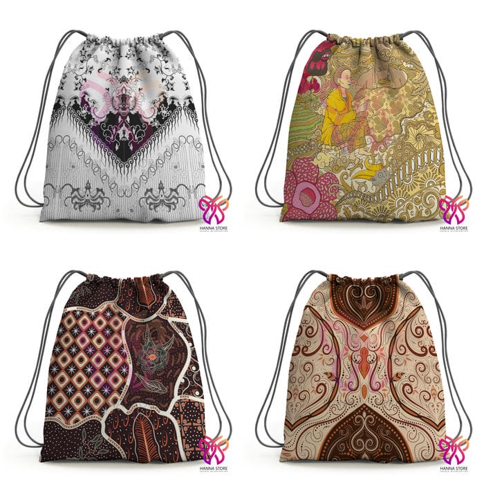 Tas Serut Ransel Motif Batik Jawa Solo Jogja Bali 2