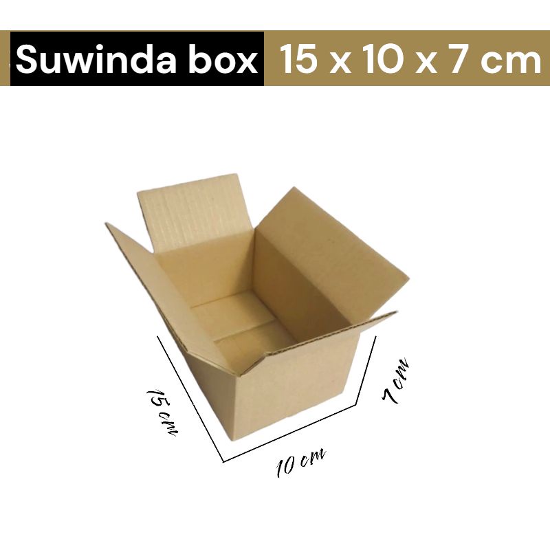 

Kardus karton uk. 15x10x7 cm Kotak Box ST untuk packing Souvenir -dll