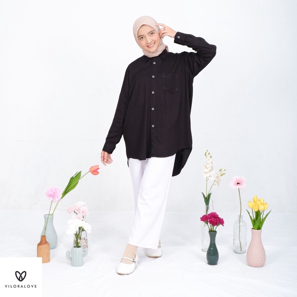 Viloralove Shirt - Kemeja Oversized