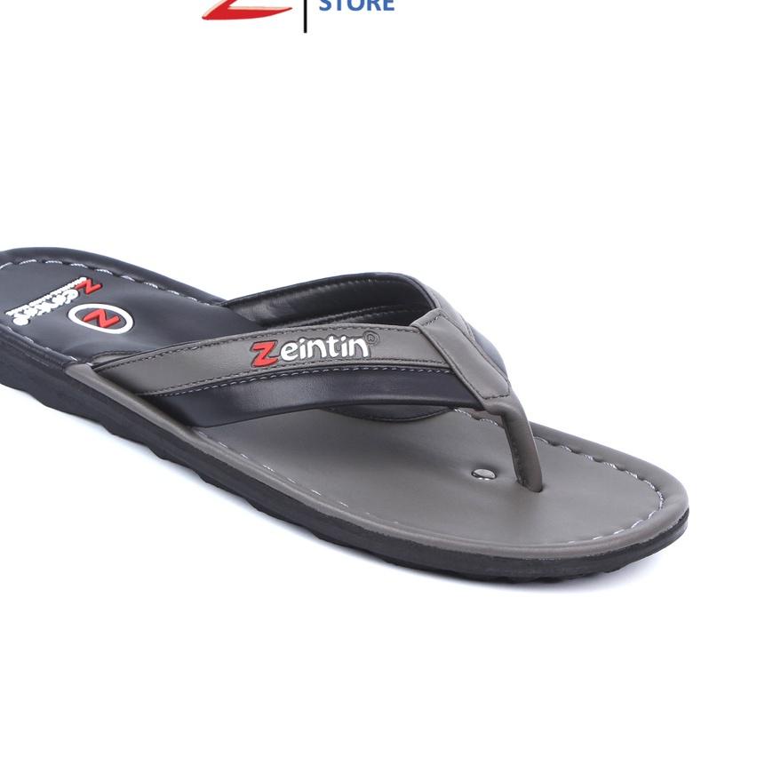 ✯ Zeintin - Sandal Pria Zeintin Bahan Kulit Sintetis Fashion Pria Sendal Pria Jepit Zeintin KK ☺