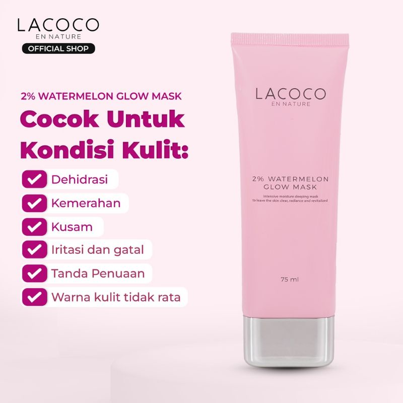 LACOCO 2℅ WATERMELON GLOW MASK