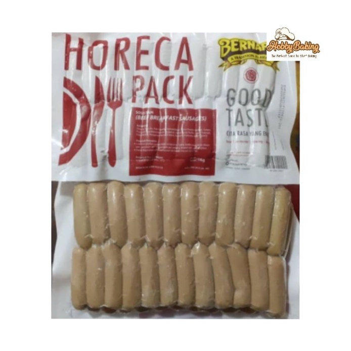 

Bernardi sosis horeca beef breakfast 1kg