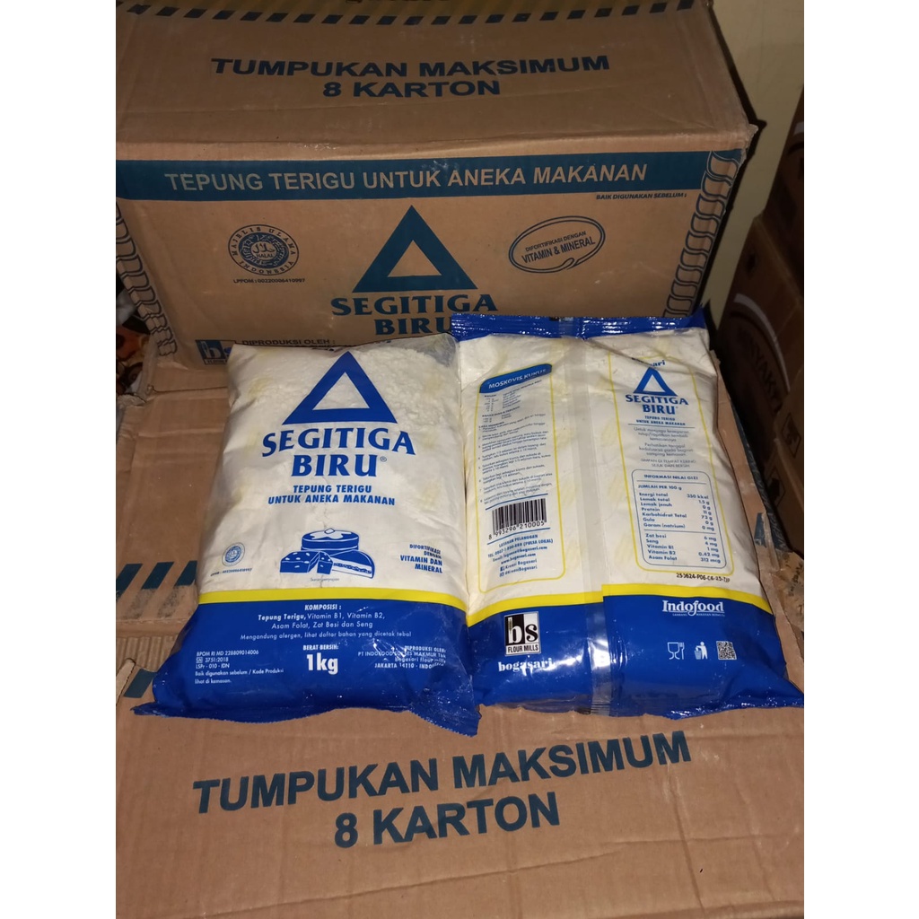 

TEPUNG TERIGU SEGITIGA BIRU 1 KG