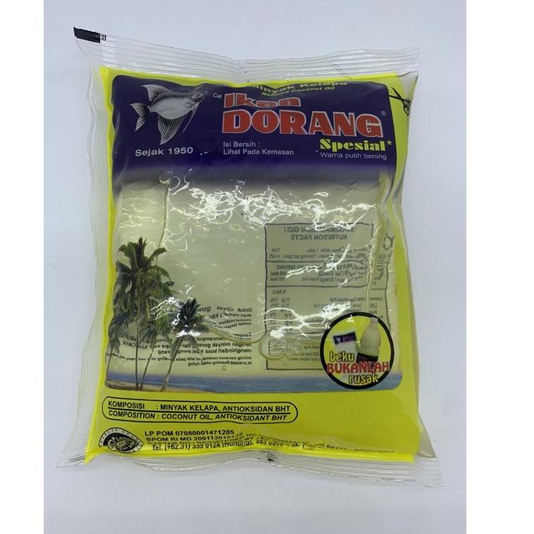 

H40 ECER PER BIJI Minyak Goreng Kelapa Cap Ikan Dorang 500ml BANTAL PER PCS TERPOPULER ゎ