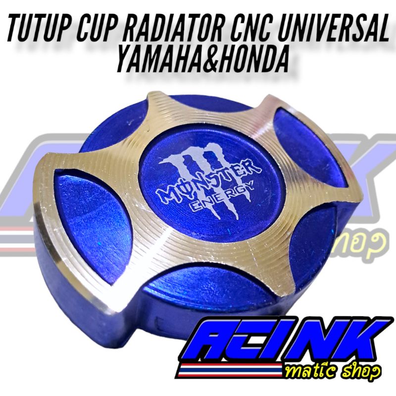 TUTUP RADIATOR COVER TUTUP CUP AIR  RADIATOR HRC CNC NMAX OLD NMAX NEW PCX VARIO