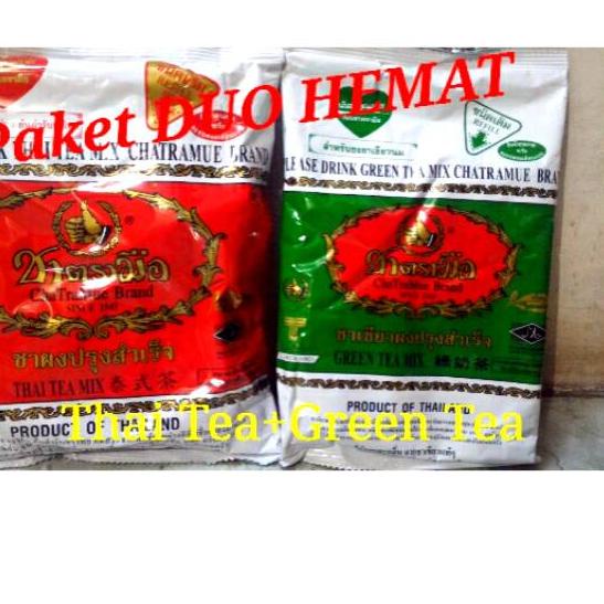 

™ Paket Duo Hemat Thai Tea dan Green Tea ☁