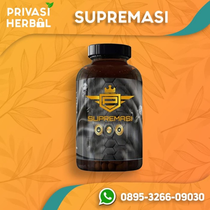 Asli (Bisa COD) Supremasi Original -  obat Hebal penambah sta mina Obat herbal Pria untuk tahan la m