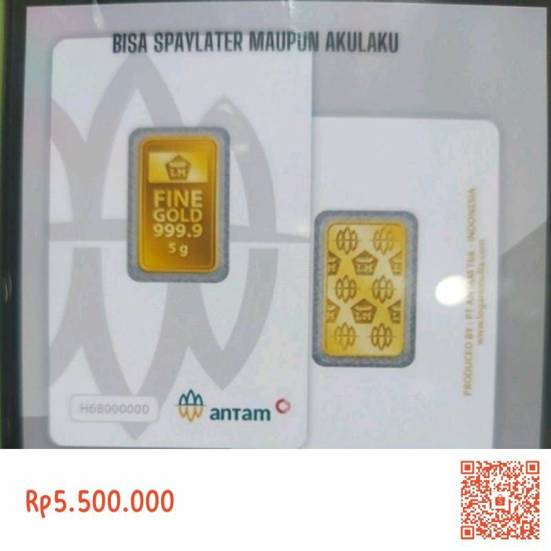 Emas antam 5gram Original antam