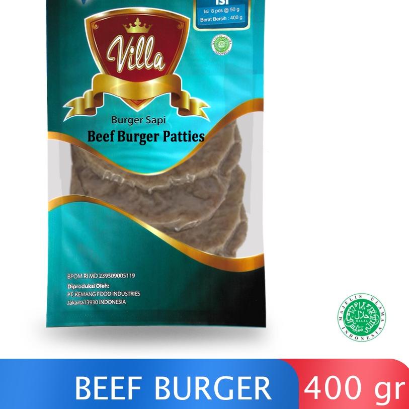 

♕ Villa Beef Burger Patties isi 8pcs - 400gr ➵