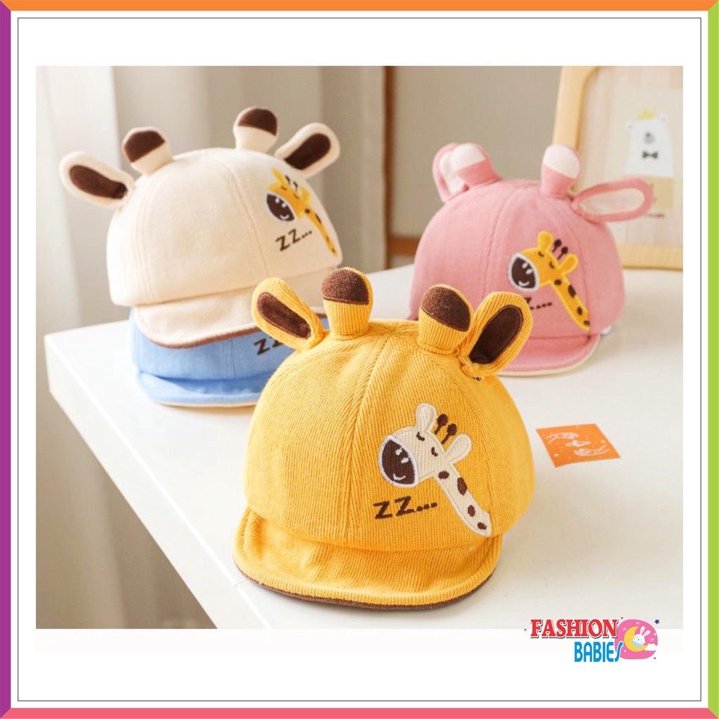 BEAR BASEBALL HAT 3D IMPORT | TOPI CAP IMPORT / TOPI ANAK USIA 1-4 TAHUN UNISEX