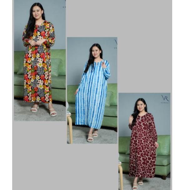 Sale Terbatas Daster habel busui lengan panjang gamis merk Verell