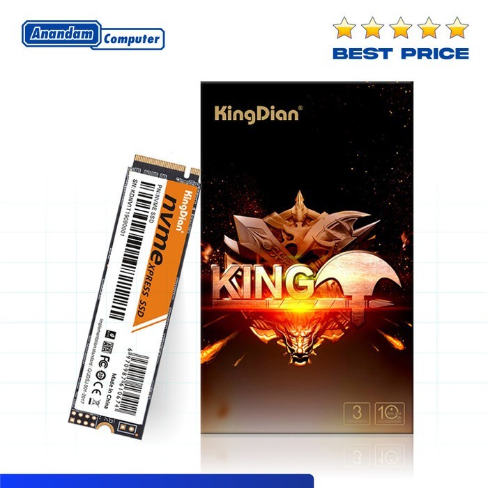 KingDian SSD 1TB M.2 NVMe 2280 PCIe 3.0 1 TB