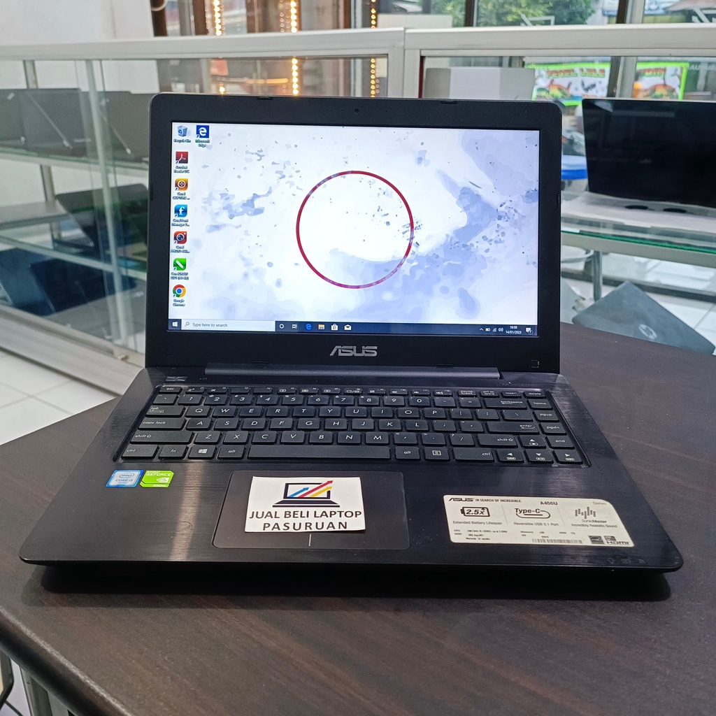 ASUS A456UR (i5 gen-6 Ram 8gb SSD 256gb Nvidia 930MX