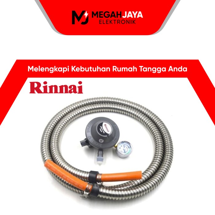 Terlaris Rinnai Selang Gas + Regulator Rg-622Ms / Rg 622Ms/ Rg622Ms