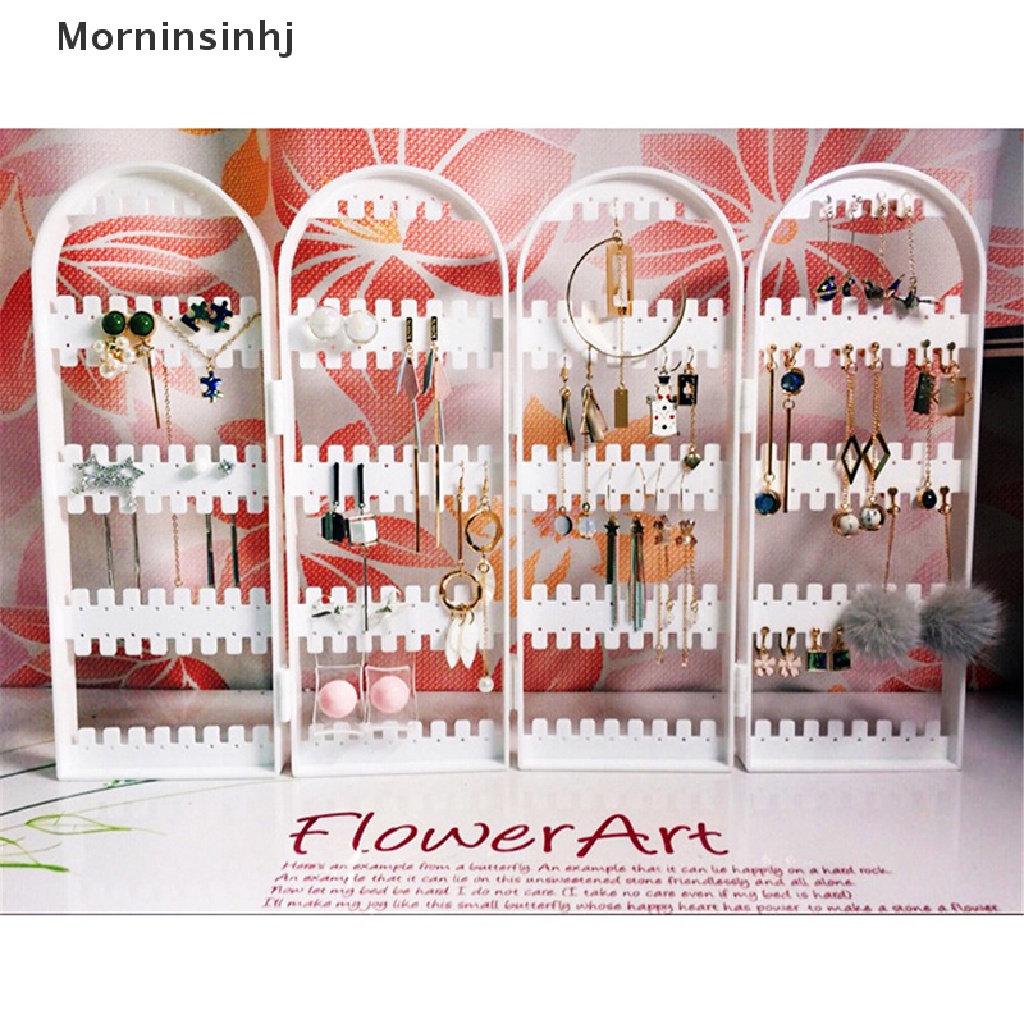 Mornin Bening Anting Ear Studs Kalung Rak Display Perhiasan Stand Organizer Holder id