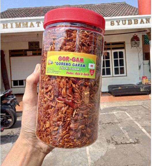 

➬ Gorgam Toples (1000ML) Goreng Garam Asli Buatan Betawi Tulen ♪