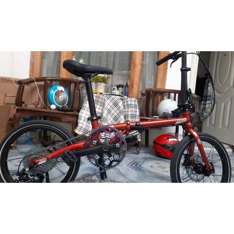 sepeda lipat element troy x 10