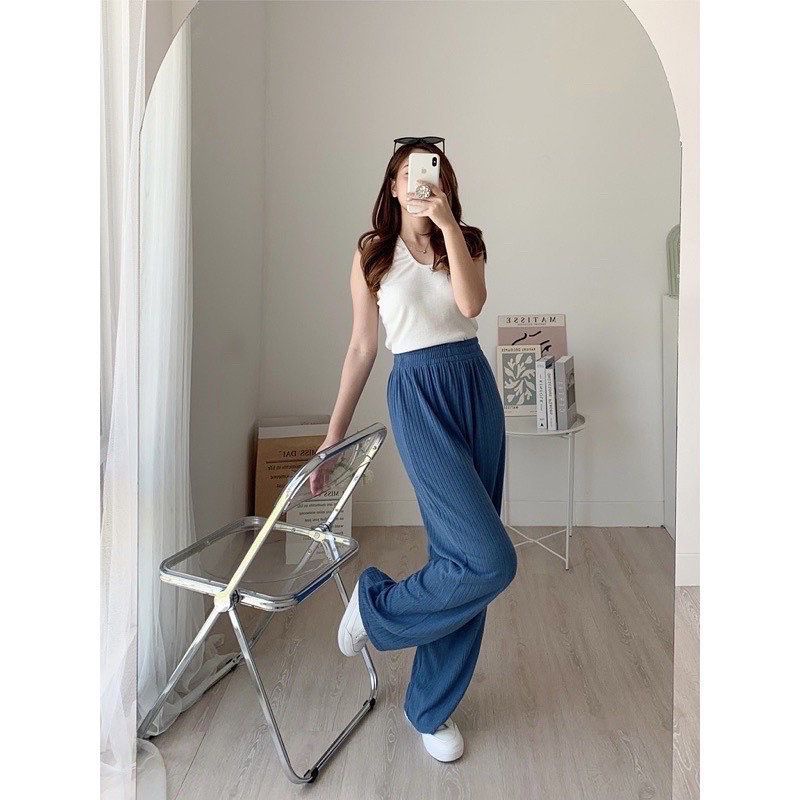 Celana Kulot Murah Kulot Knit Premium - Long Cullote Meera Pants - Korean Loose Pants Trousers Wanita - Loungewear - Celana Kulot Jumbo - Kulot Highwaist - Kulot Jumbo - Kulot Murah - Kulot Murah - Celana Panjang Wanita - Fashion Style