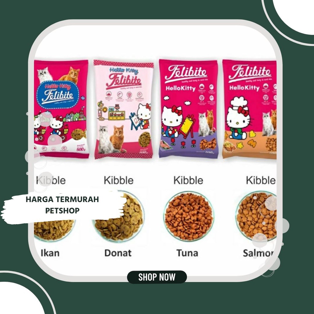 GROSIR FELIBITE ADULT IKAN 20KG / SALMON / TUNA / DONAT / 20KG / Makanan Kucing / Catfood / Pakan Mu