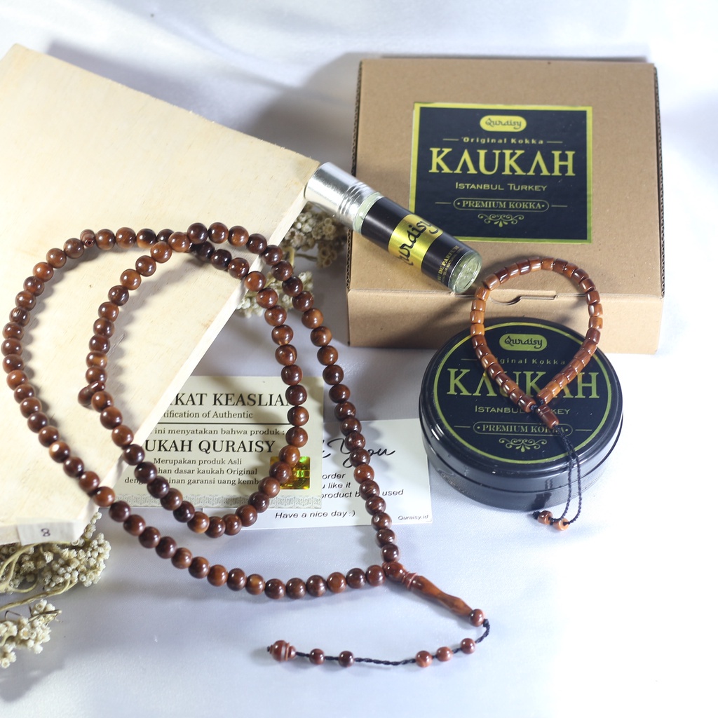 Tasbih Kaukah Kaokah Asli 99 Kecil Original Kokka Quraisy Tasbeh Kauka Kaoka Koka Kokkah Kokah