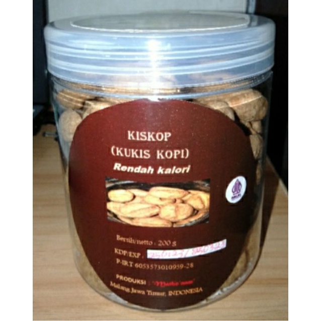 

kukis kopi rendah kalori 200grm