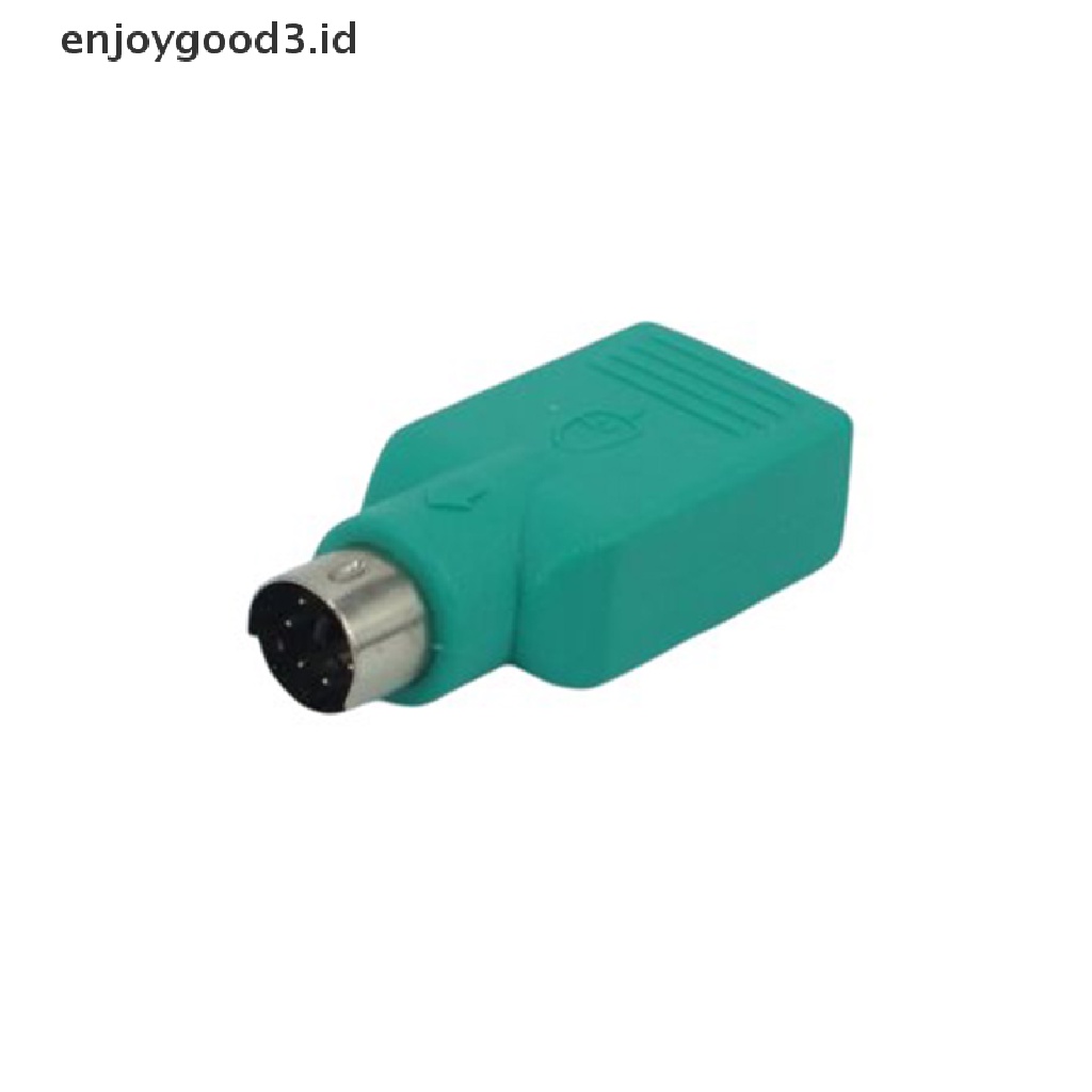 【 Rready Stock 】 USB Female to PS2 PS / 2 Male Adapter Converter Computer Connectors Keyboard Mouse Adapter for Laptop PC Mouse Keyboard PS2 （ ID ）