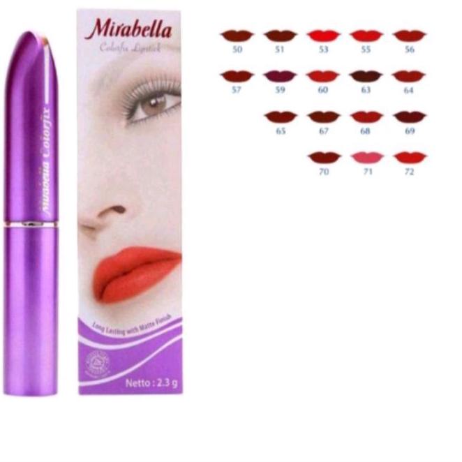 ➧ Mirabella Cororfix Cool Lipstik matte ✰