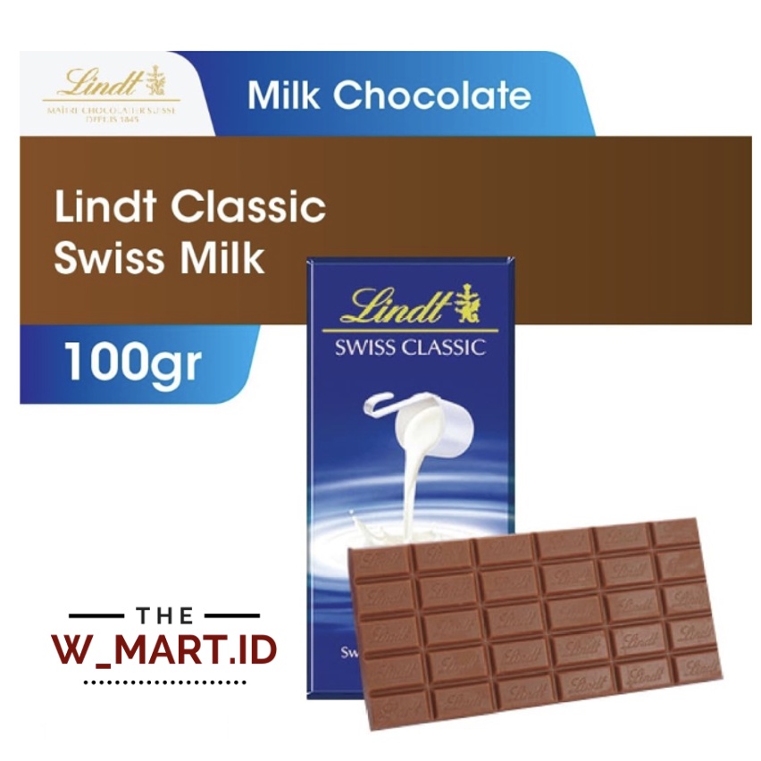 Jual Lindt Coklat Classic Swiss Milk Hazelnut Chocolate Bar Valentine 100 Gr Shopee Indonesia 2160