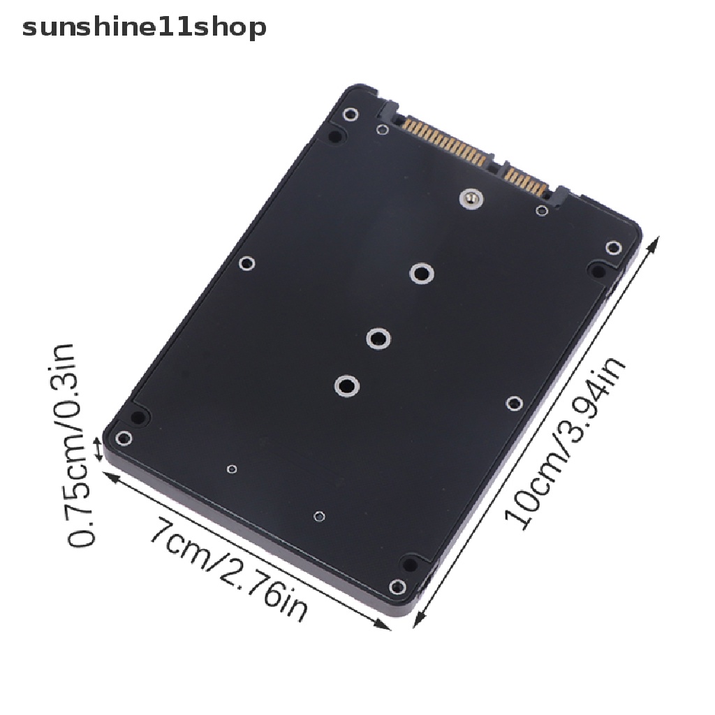 Sho M.2 NGFF SATA SSD Ke 2.5 Inch SATA Adapter Card Notebook Untuk Soket Komputer N