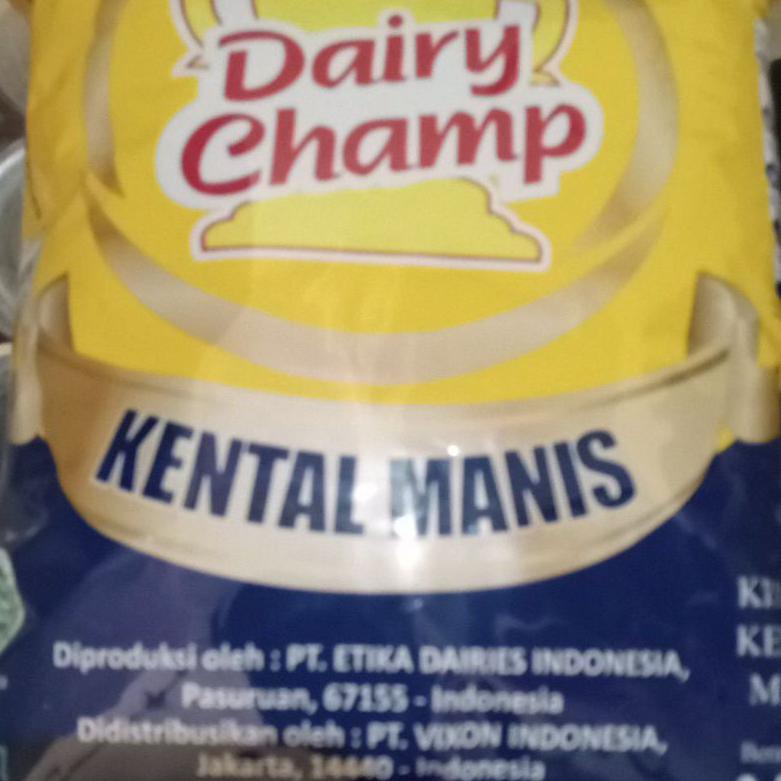 

Free Ongkir DAIRY CHAMP KENTAL MANIS BANTAL 2.5 KG