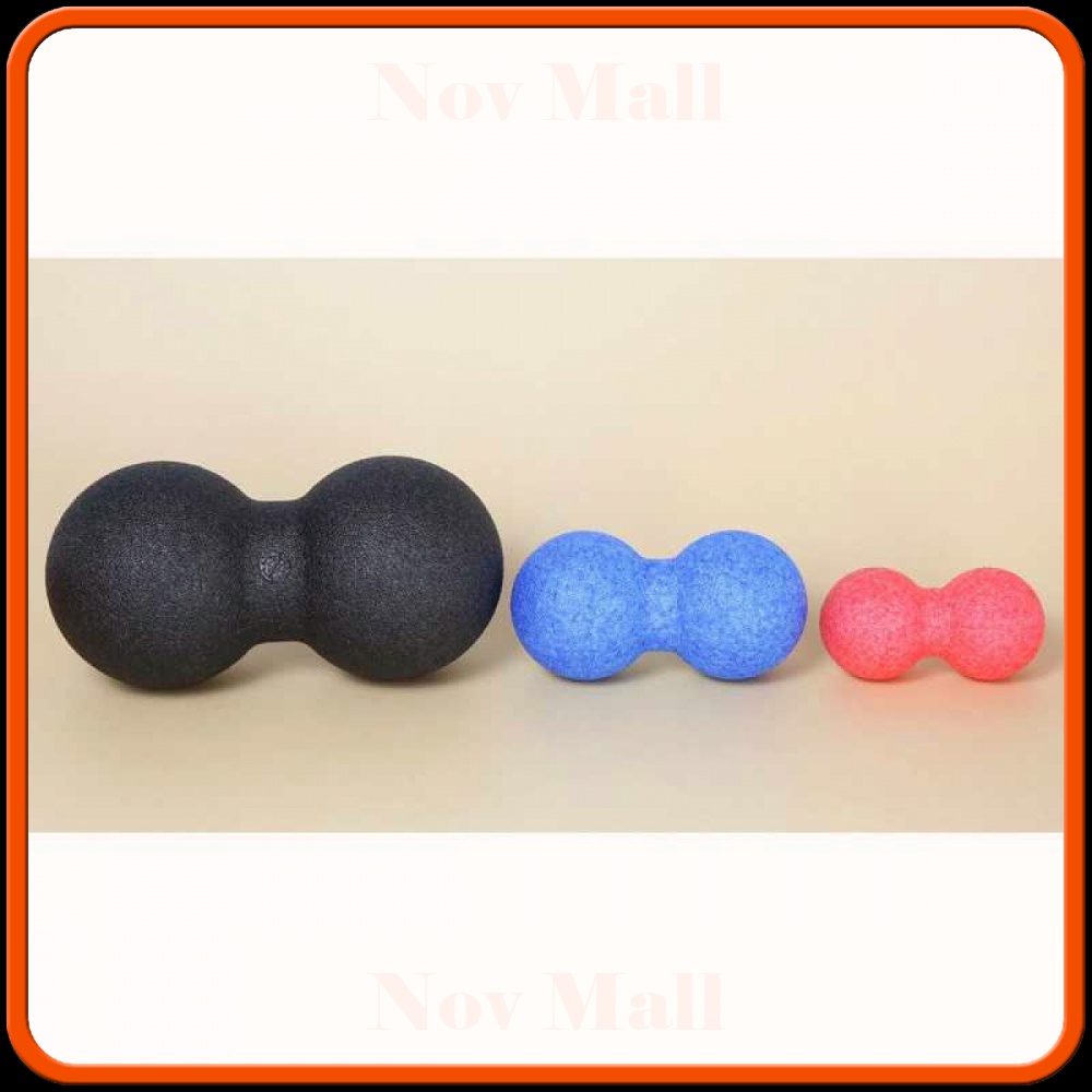 Alat Bantu Yoga Peanut Massage Foam Block Roller Ball 8x16cm -SP433