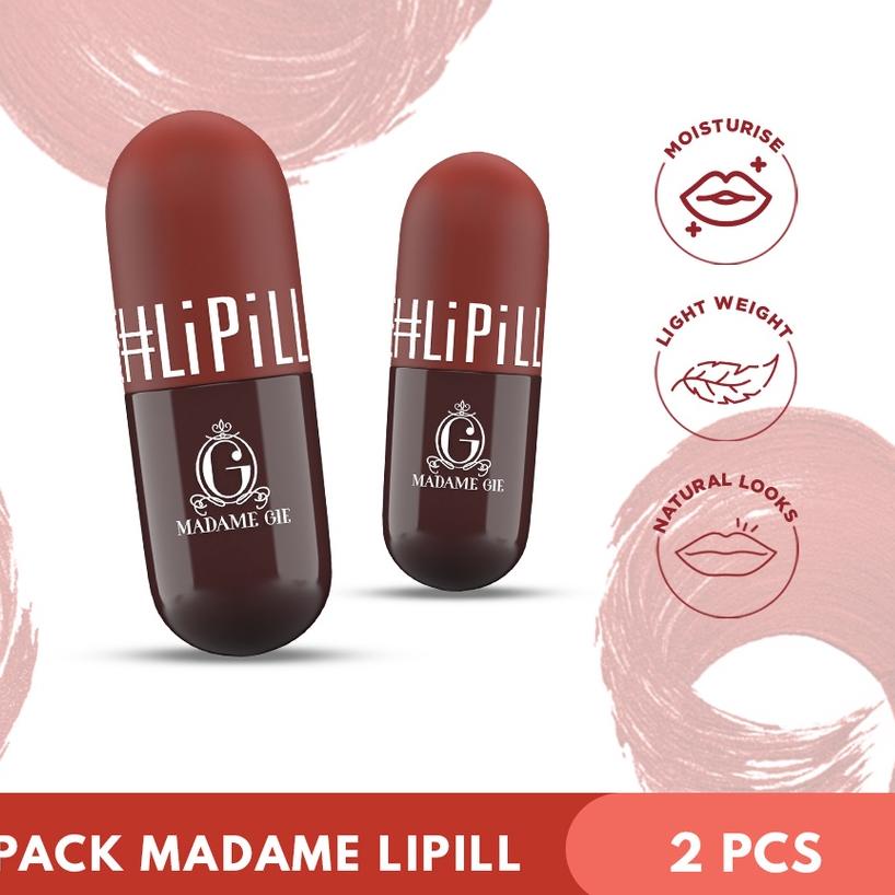 ➻ 2X Madame Gie Madame LiPill - Lip Tint Serum Make Up ➾