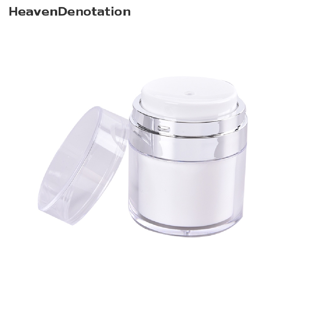 [HeavenDenotation] Acrylic Airless Pump Jar Botol Cream Akrilik Kosong Isi Ulang Kosmetik Berisi HDV