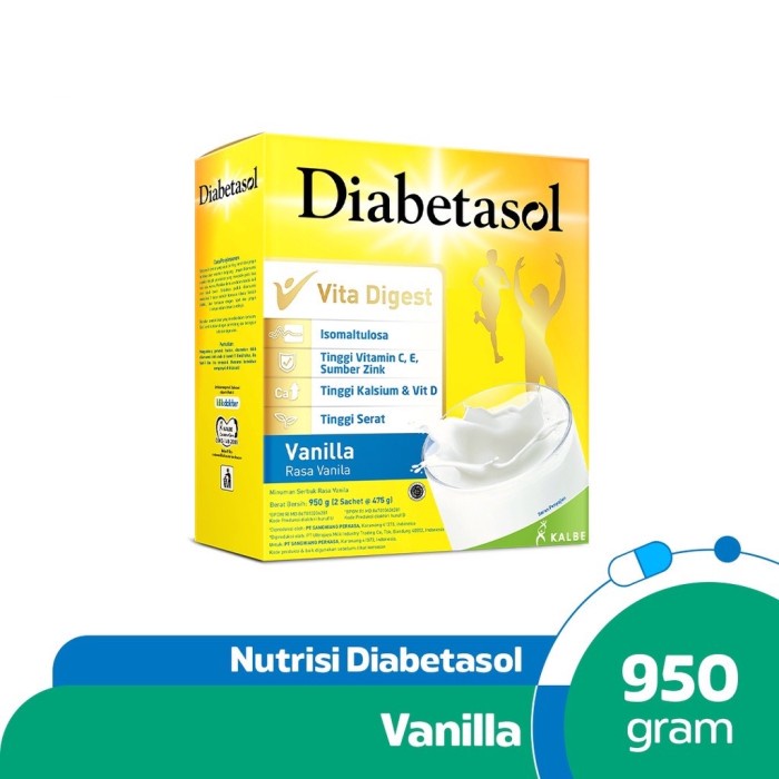 

[ COD ] Diabetasol Coklat/Vanila 1000g - Coklat