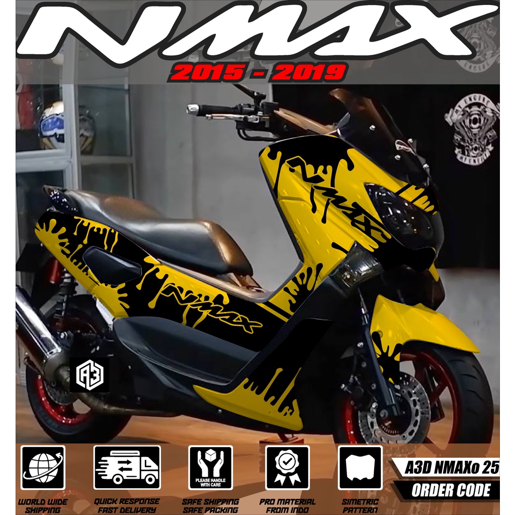 Stiker Decal Fullbody Yamaha Nmax Lama 2015-2019 Motif Atriplegraphix