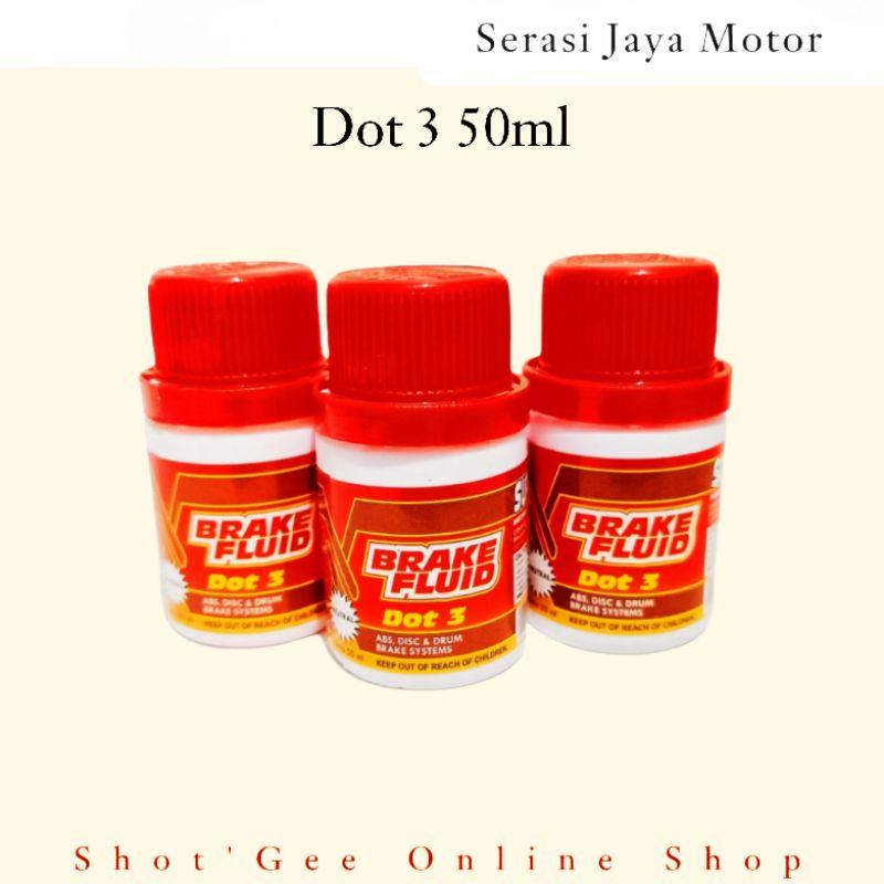 OIL OLI REM MINYAK REM DOT3 RED Nett 50ml