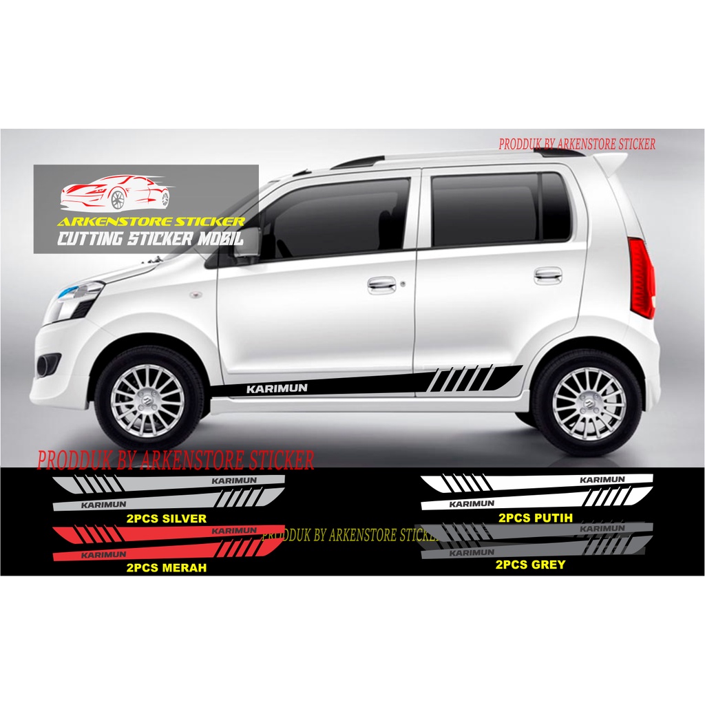 sticker stiker mobil karimun striping sticker mobil suzuki karimun